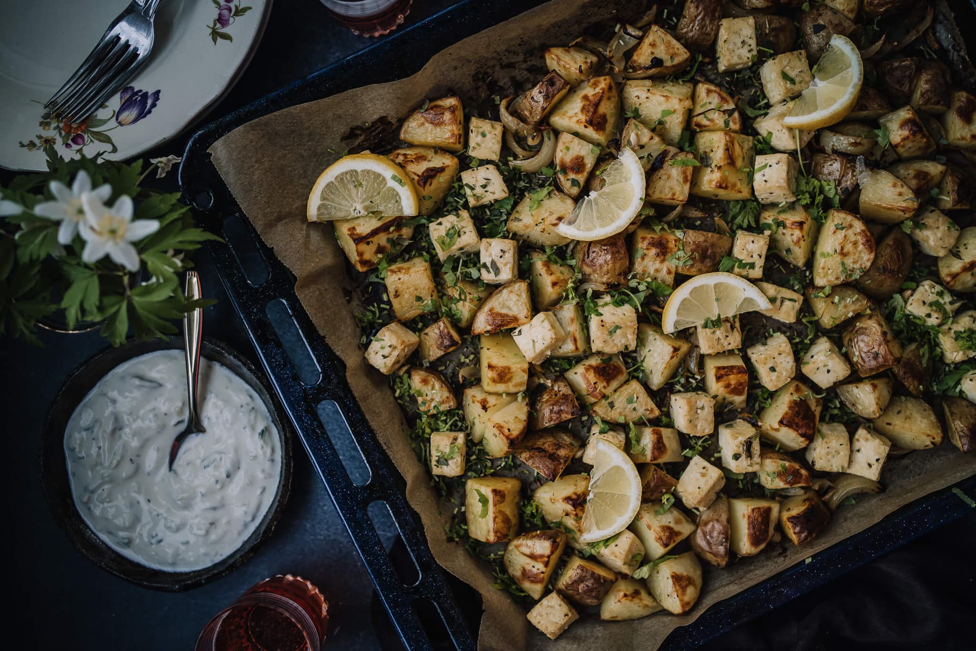 Annoskuva reseptille tofu-perunapelti