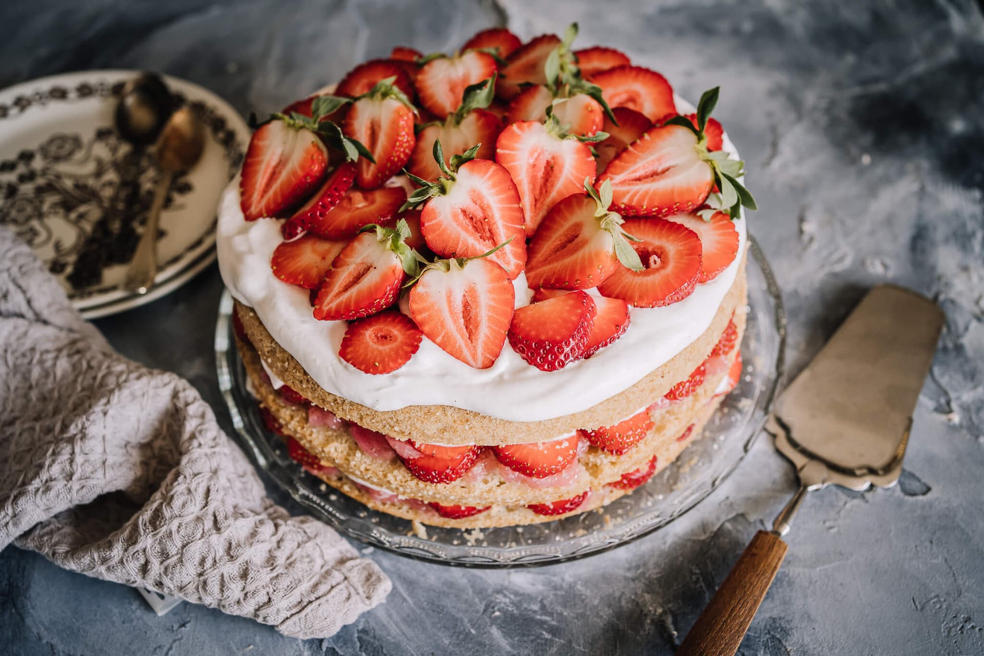 Annoskuva reseptille mansikkakakku