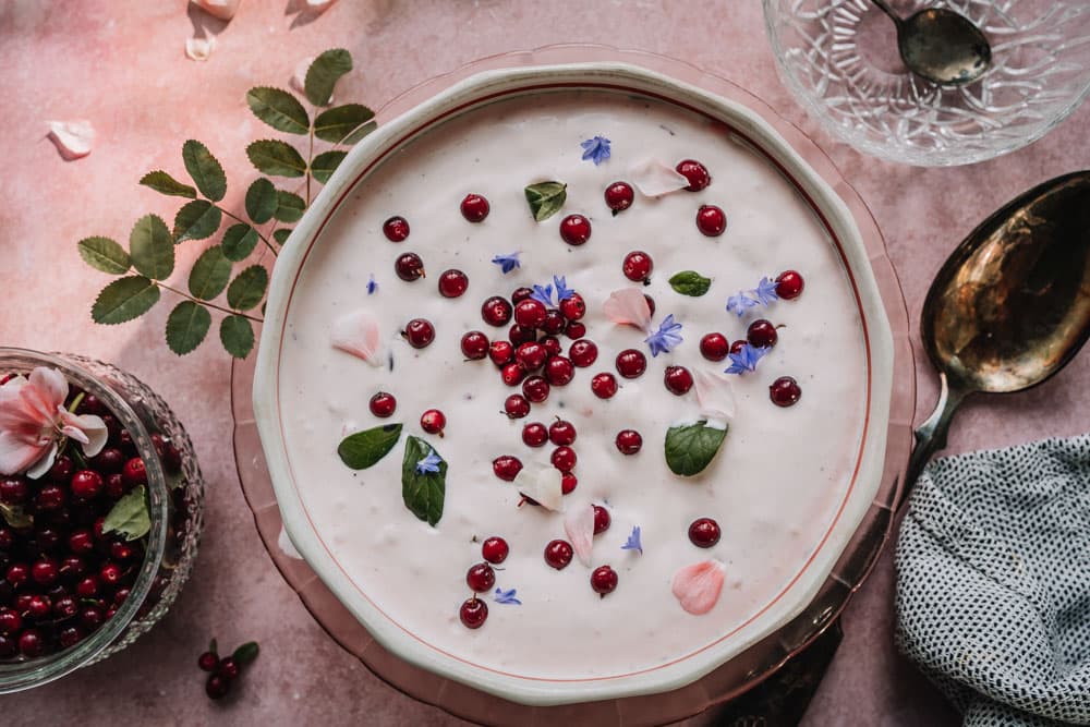 Annoskuva reseptistä puolukkarahka kategorialle jälkiruoat