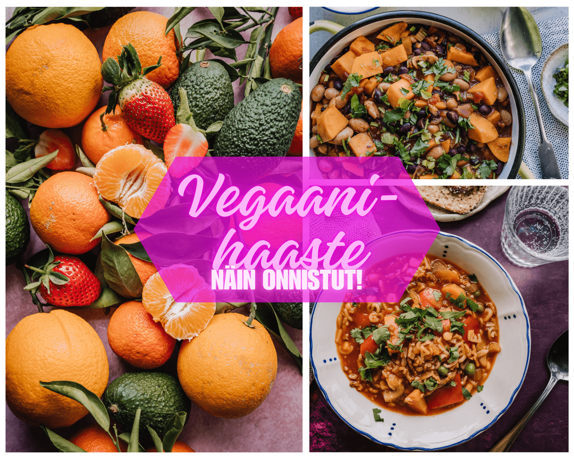 Annoskuva reseptistä vinkit onnistuneeseen vegaanihaasteeseen kategorialle artikkeli