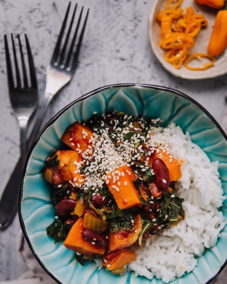 Annoskuva reseptille bataatti-kidneypapupata