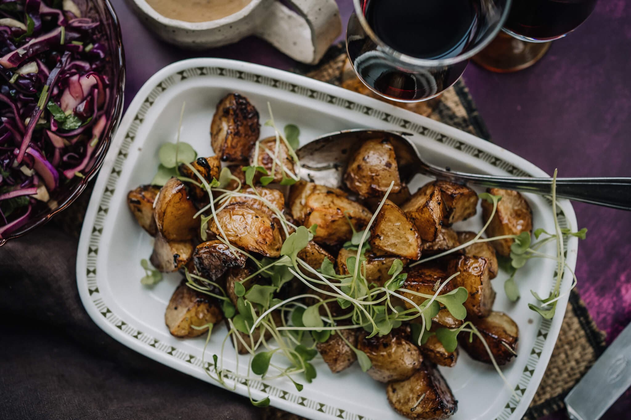 Annoskuva reseptistä balsamicopaahdetut perunat kategorialle resepti