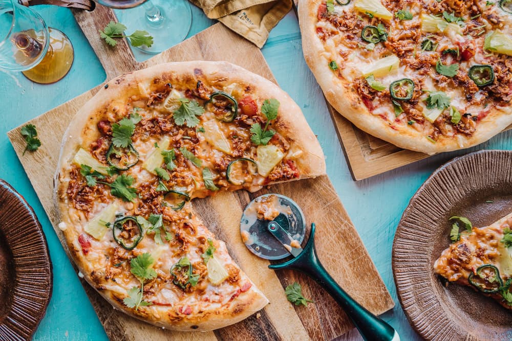 Annoskuva reseptistä bbq-nyhtötofupizza kategorialle resepti