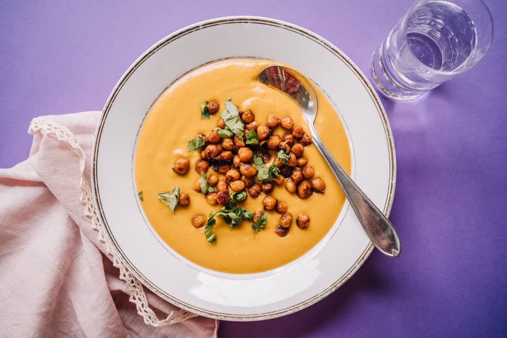 Annoskuva reseptistä gochujang-kurpitsakeitto kategorialle resepti