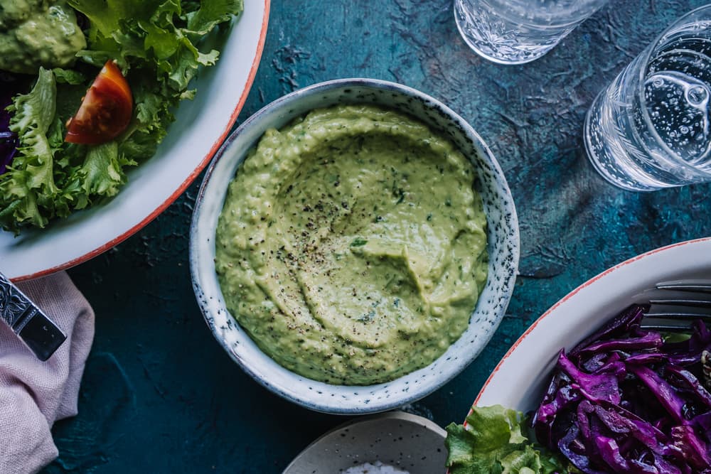 Annoskuva reseptistä GREEN goddess -kastike kategorialle resepti