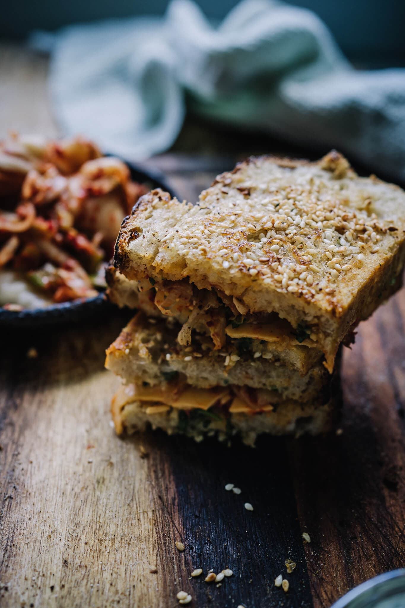 Annoskuva reseptille kimchitoastit