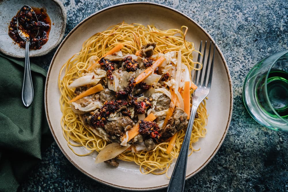 Annoskuva reseptistä härkisnuudelit kategorialle resepti