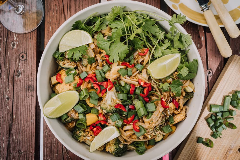 Annoskuva reseptistä helppo pad thai kategorialle resepti