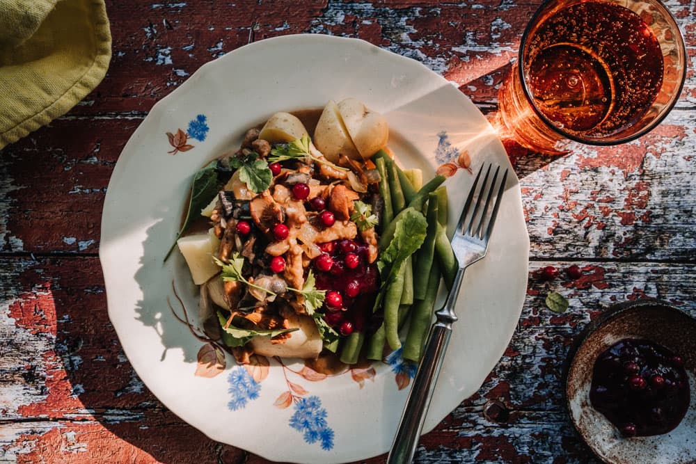 Annoskuva reseptistä hernis-sienikastike kategorialle resepti