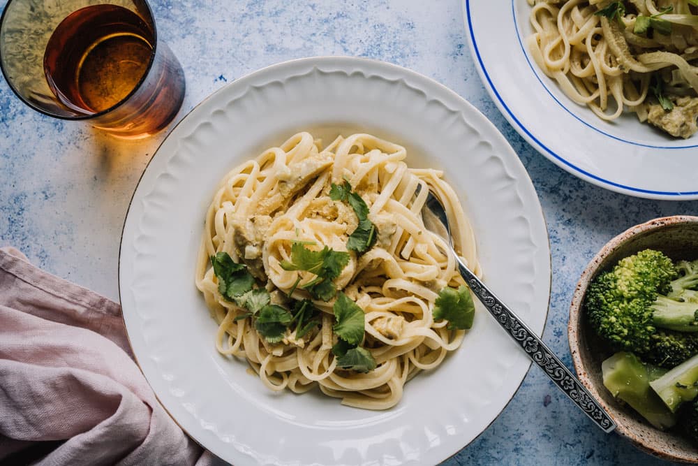 Annoskuva reseptistä kanaton pasta kategorialle resepti