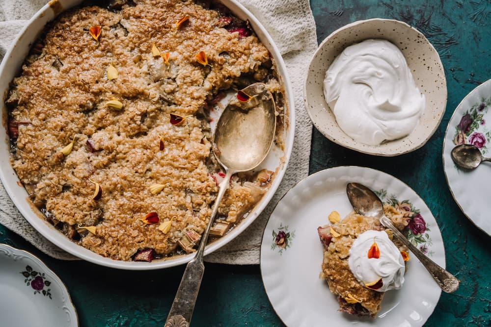 Annoskuva reseptistä kardemumma-raparperipaistos kategorialle resepti