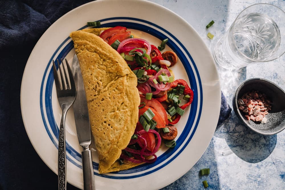 Annoskuva reseptistä kikherneomeletti kategorialle resepti