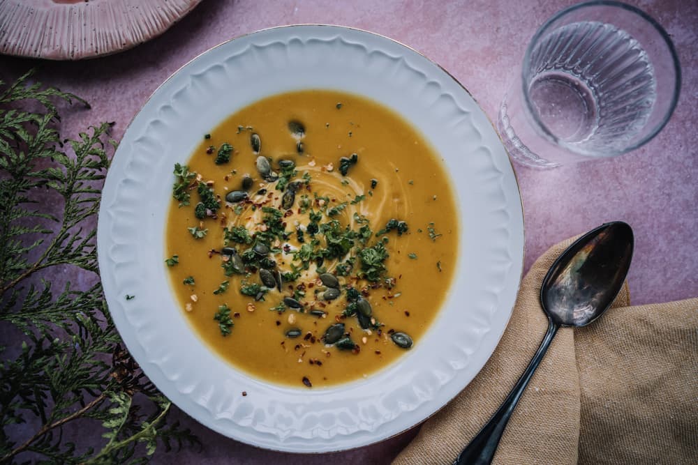 Annoskuva reseptistä kurpitsa-persimonkeitto kategorialle resepti