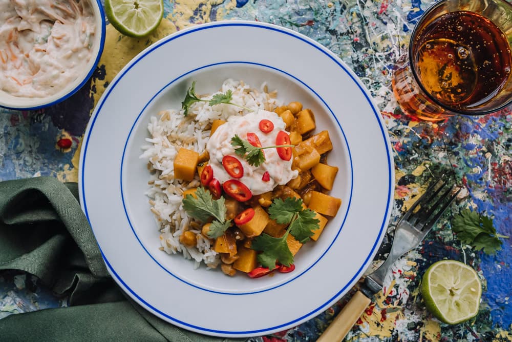 Annoskuva reseptistä lanttu-kikhernecurry kategorialle resepti