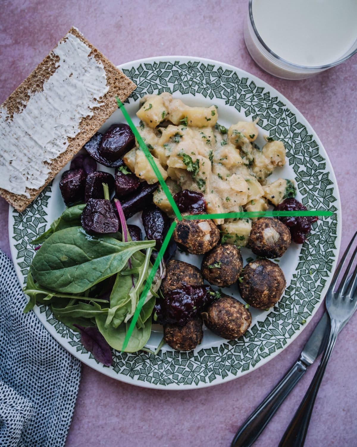 Kuva artikkelille vegaanin lautasmalli