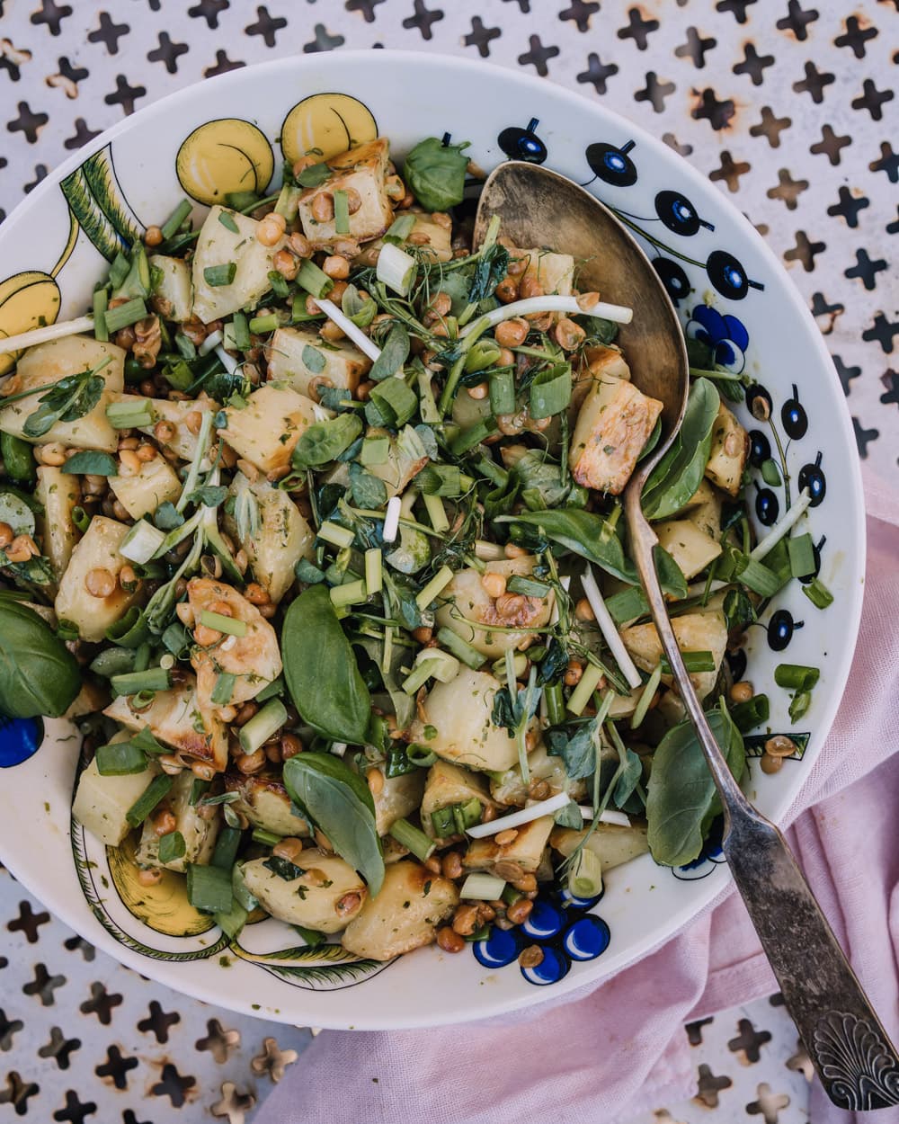 Annoskuva reseptille linssi-perunasalaatti