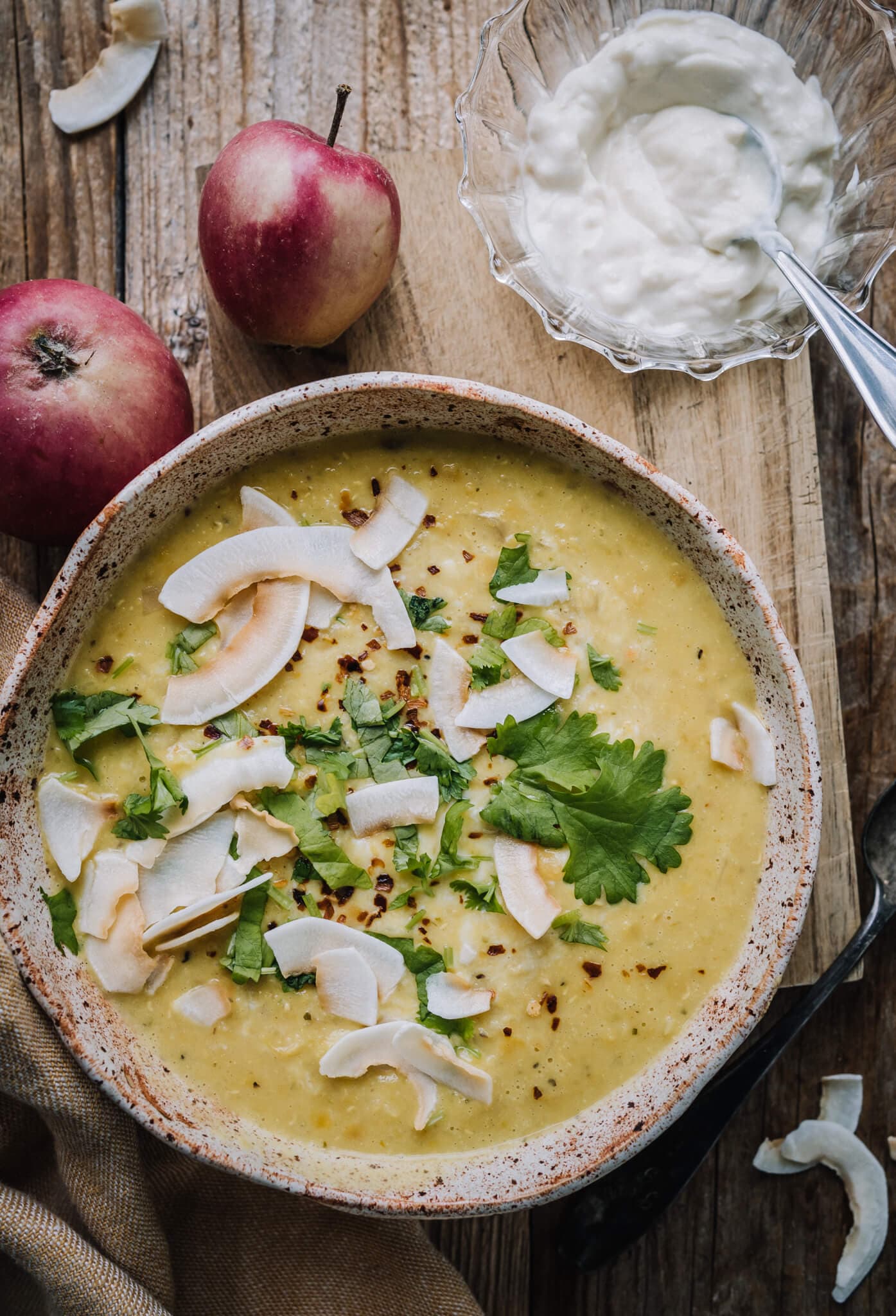 Annoskuva reseptille omenainen linssikeitto