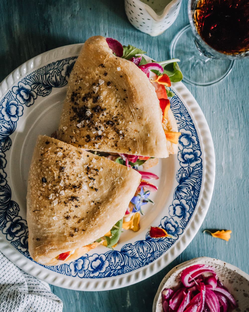 Annoskuva reseptille pizza sandwich soijarouheella