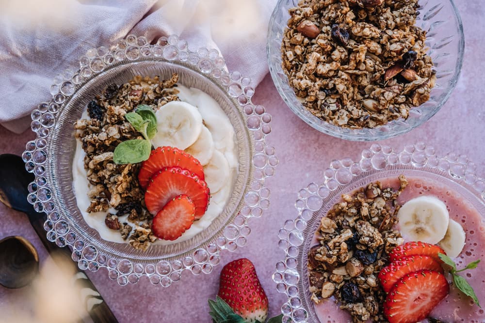 Annoskuva reseptistä proteiinigranola kategorialle resepti