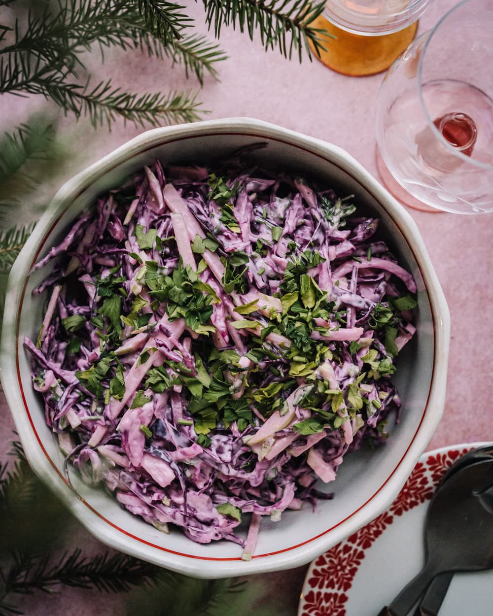 Annoskuva reseptille punakaalicoleslaw