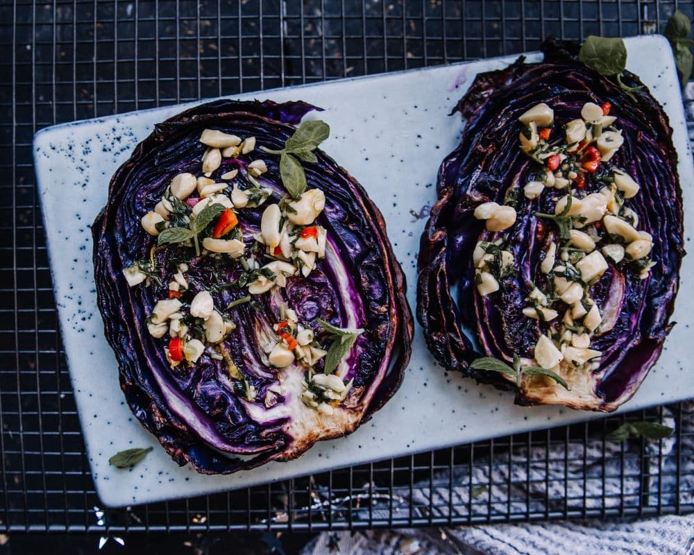 Annoskuva reseptistä punakaalipihvit kategorialle resepti