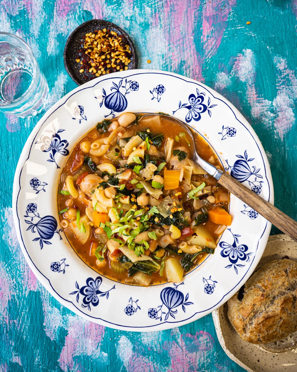 Annoskuva reseptille sardinialainen minestrone / pitkän iän keitto / blue zones longevity soup