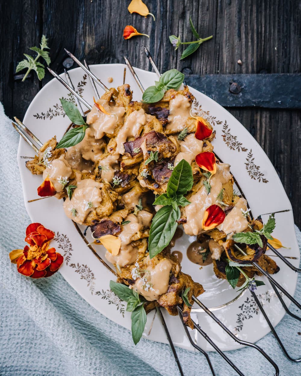 Annoskuva reseptille satay-vartaat