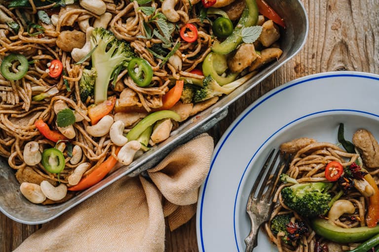 Annoskuva reseptistä soijasuikale-nuudelipelti kategorialle resepti