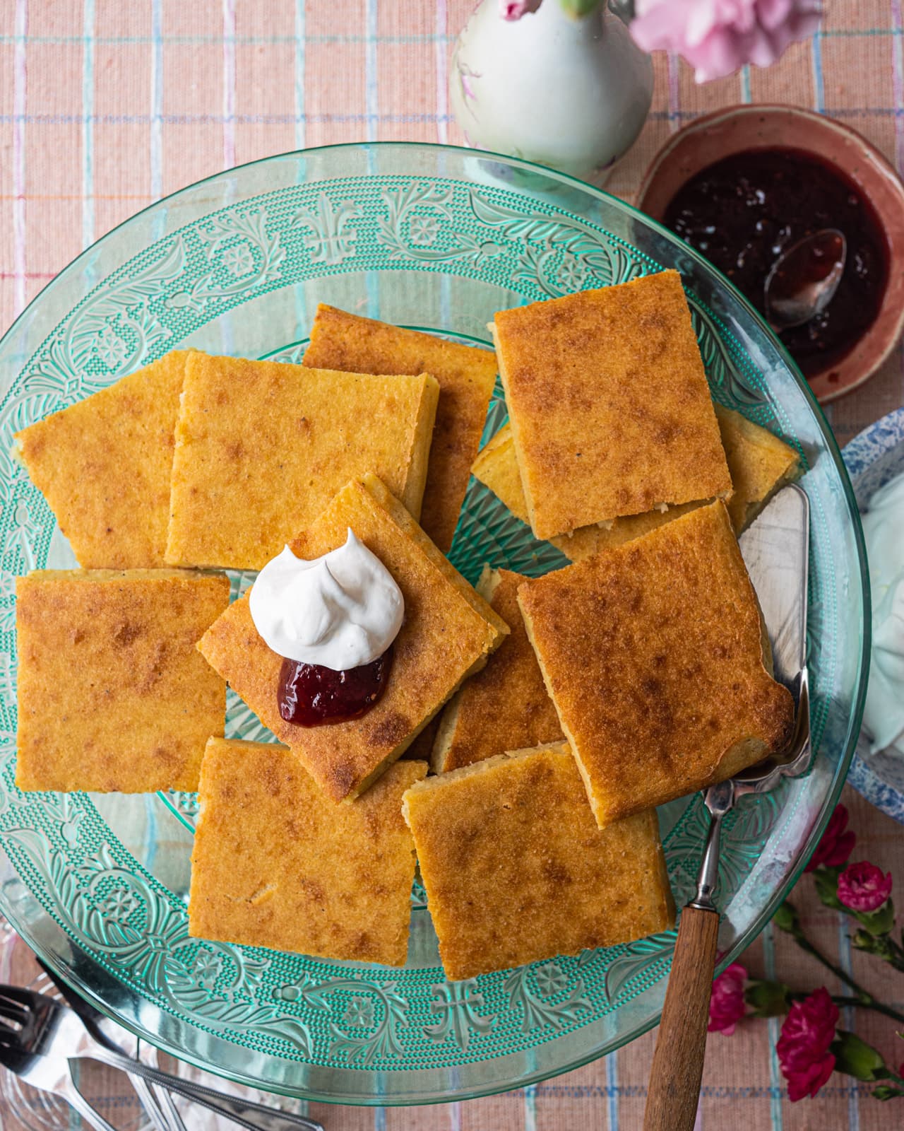 Annoskuva reseptille maidoton ja munaton pannukakku