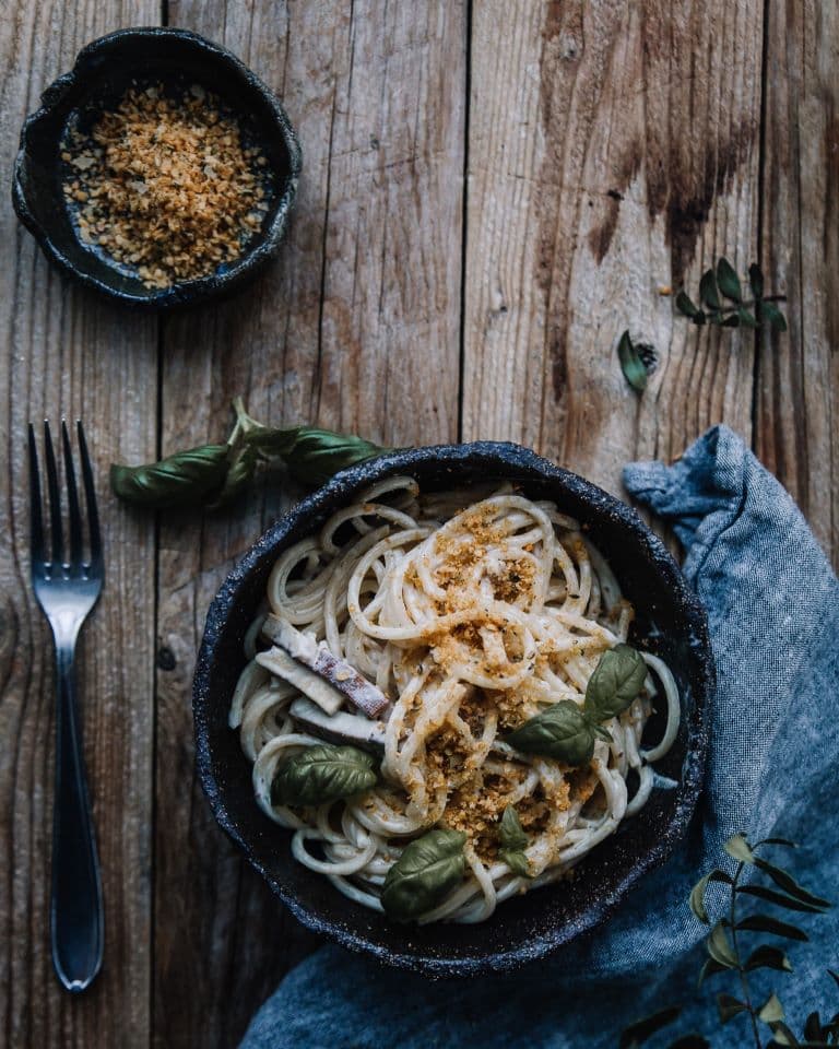 Annoskuva reseptille savutofu carbonara