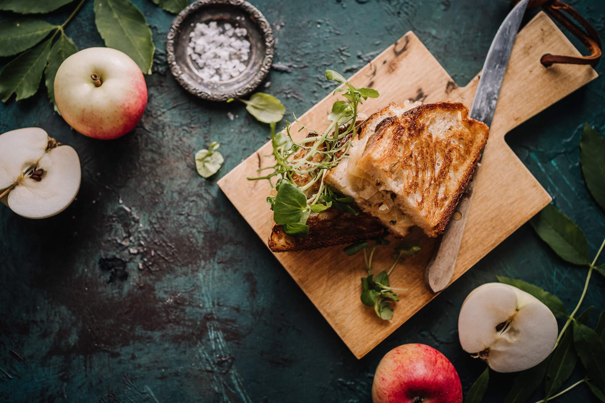 Annoskuva reseptille omena-sipulitoast