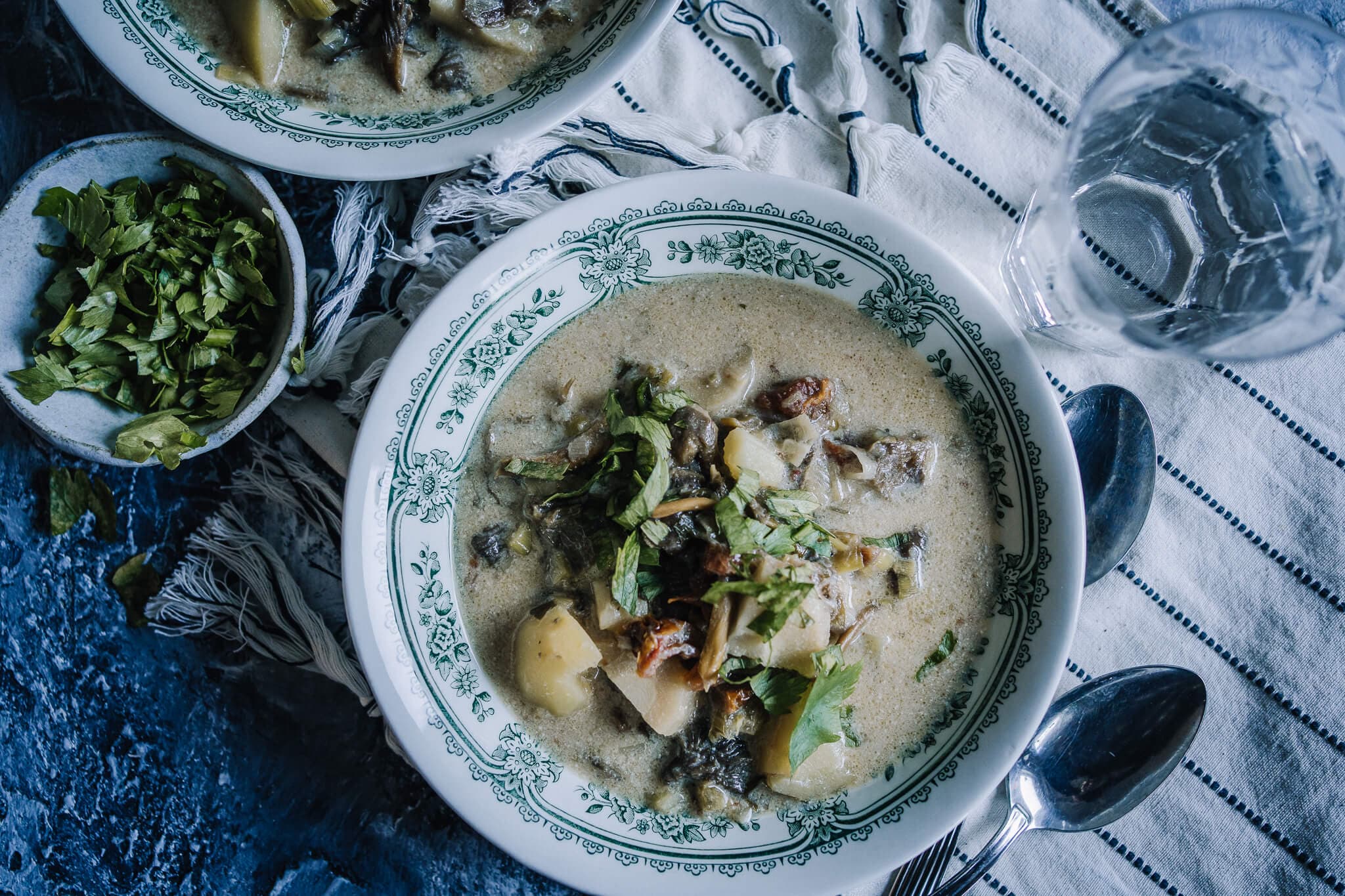 Annoskuva reseptille suppilovahvero-chowder