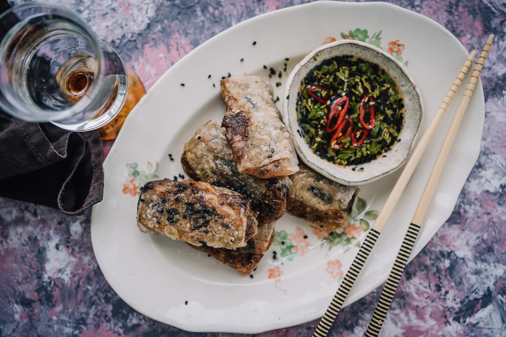 Annoskuva reseptille riisipaperidumplingsit