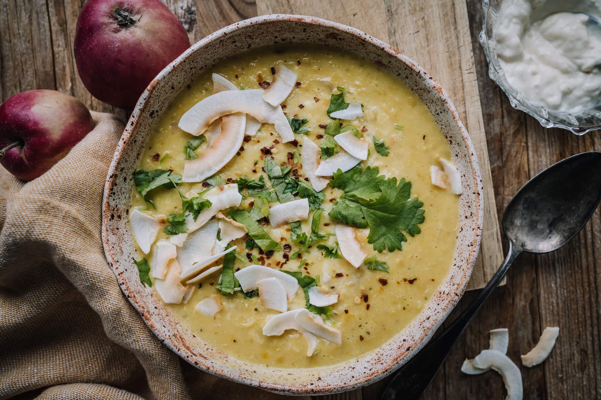 Annoskuva reseptille omenainen linssikeitto