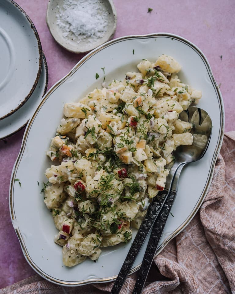 Annoskuva reseptille perinteinen perunasalaatti