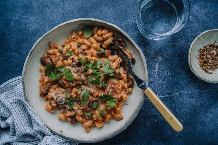 Annoskuva reseptille papu-makaronipata