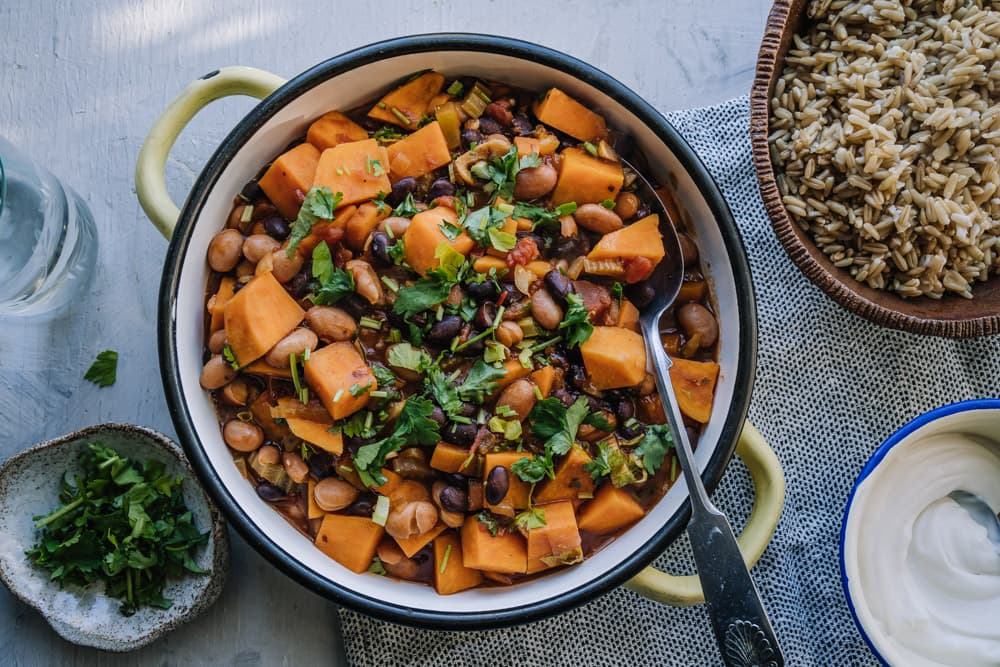 Annoskuva reseptille bataatti-papupata