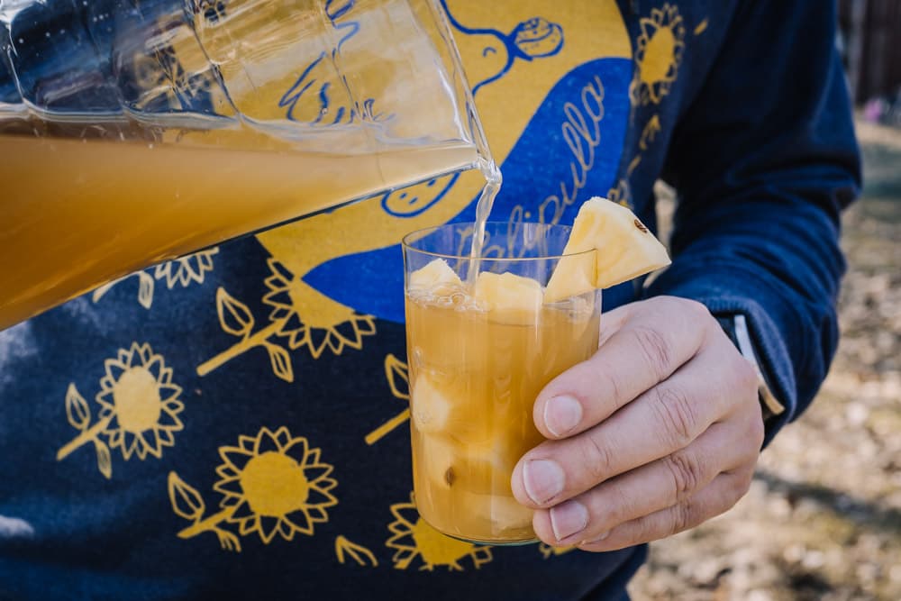 Annoskuva reseptille ananas-inkiväärijäätee