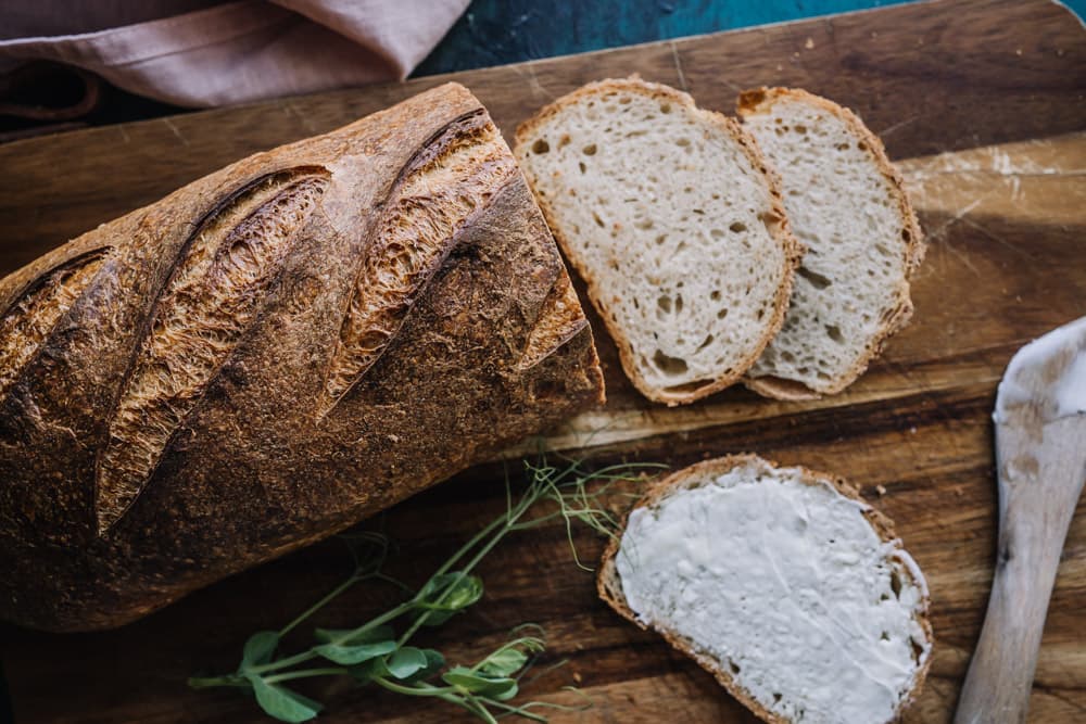 Annoskuva reseptille paahtoleipä hapanjuureen