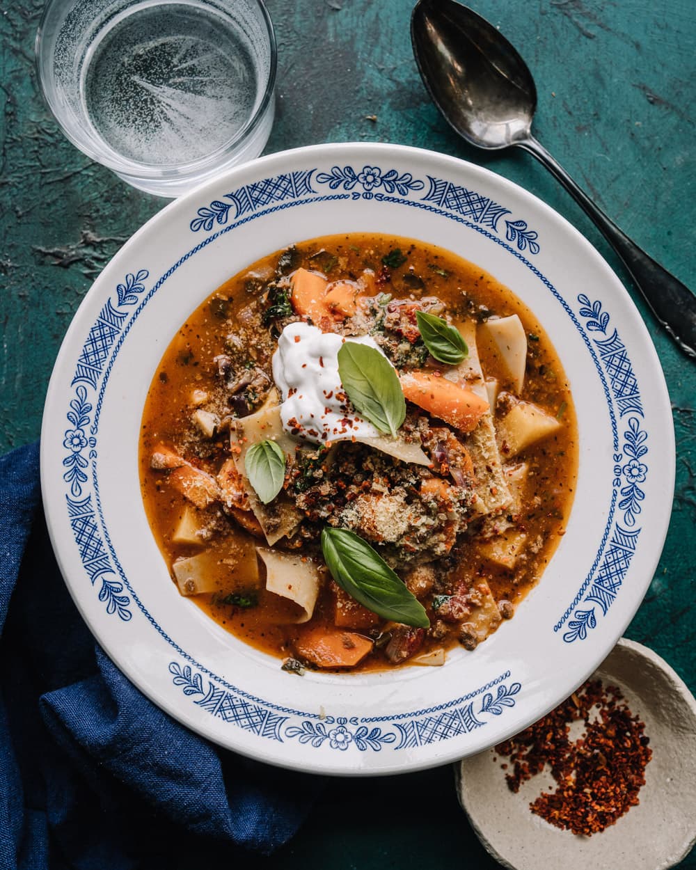 Annoskuva reseptille Lasagnekeitto