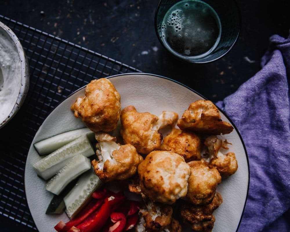 Annoskuva reseptille tuliset kukkakaaliwingsit