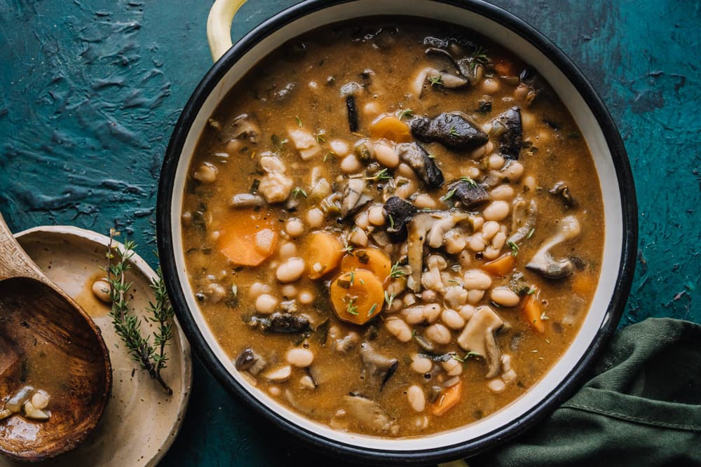 Annoskuva reseptille sieni-papupata