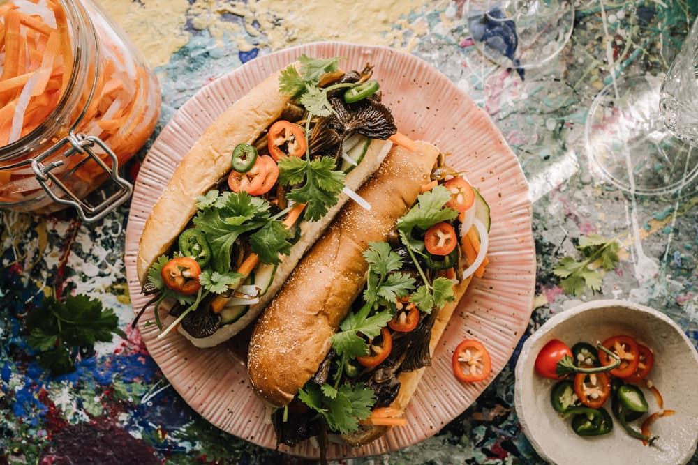 Annoskuva reseptille suppilovahvero banh mi