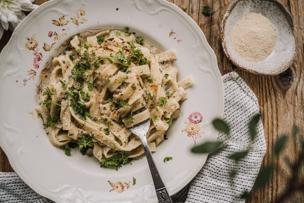 Annoskuva reseptille tahini-tofupasta