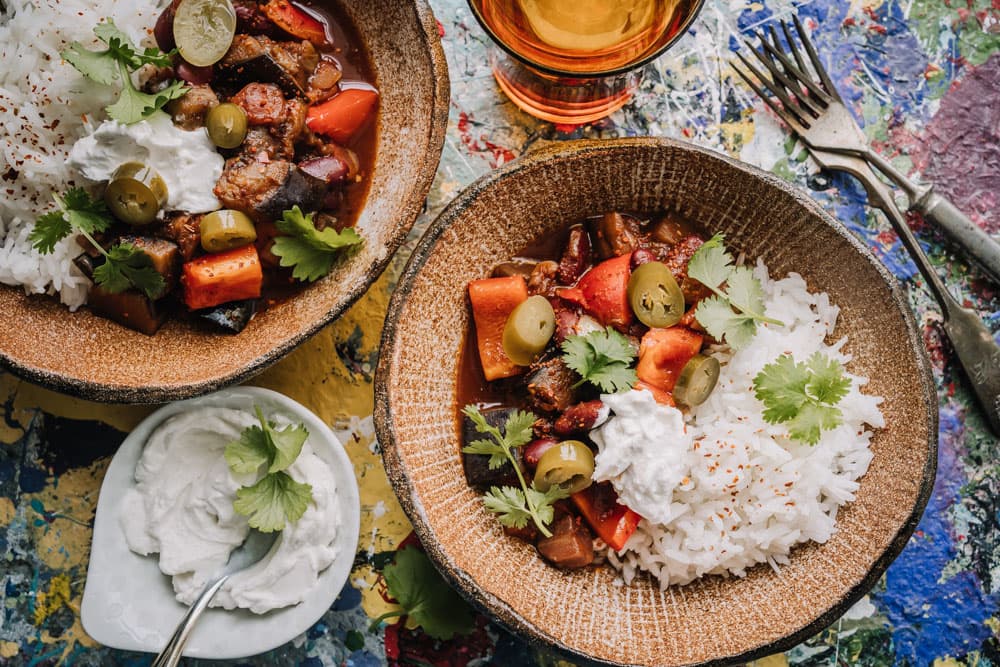 Annoskuva reseptille chili con munakoiso