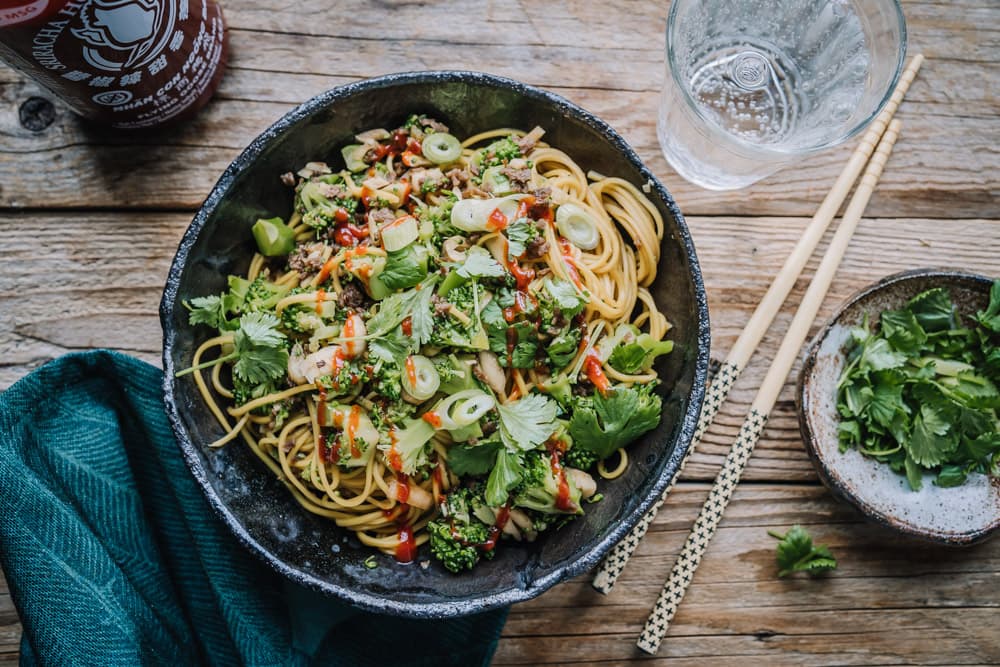 Annoskuva reseptille lohikäärmenuudelit