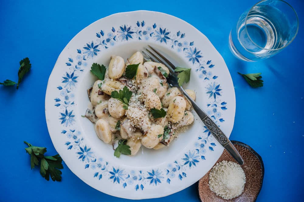 Annoskuva reseptille gnocchi carbonara