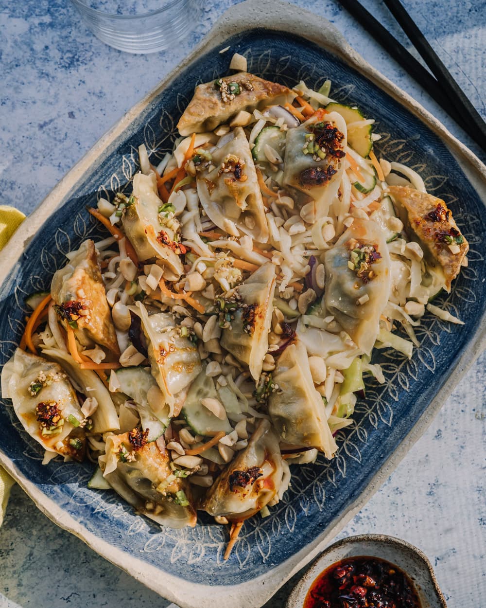 Annoskuva reseptille dumplingsalaatti