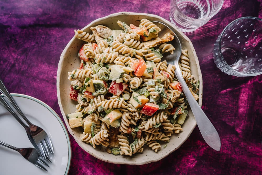 Annoskuva reseptille kanaton pastasalaatti