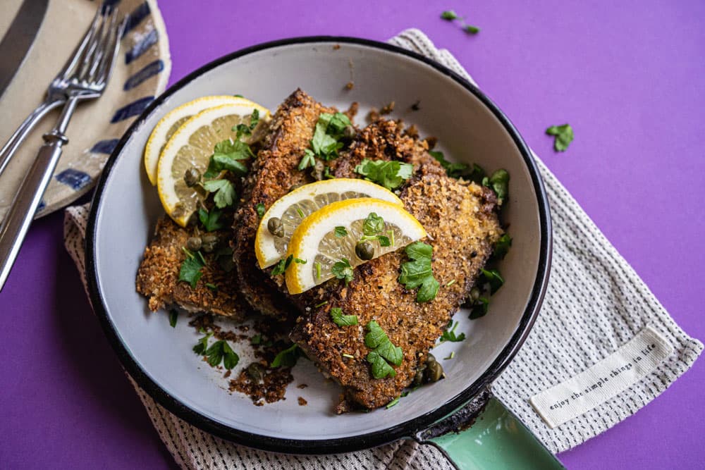 Annoskuva reseptille seitanschnitzelit